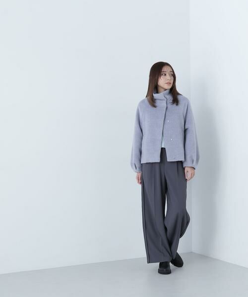 ＊＊NATURAL BEAUTY BASIC / ナチュラルビューティーベーシック ブルゾン | スタンドネックシャギーブルゾン | 詳細19