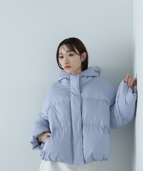 セール】 ショートフードダウン (グリーンダウン使用) （ブルゾン