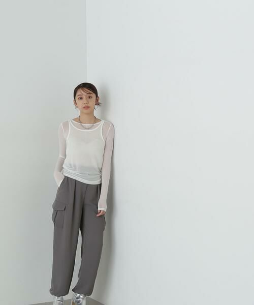 **NATURAL BEAUTY BASIC / ナチュラルビューティーベーシック カットソー | レイヤードデザインカットソー 24AW | 詳細2