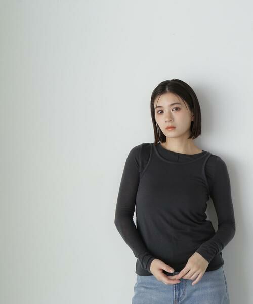 **NATURAL BEAUTY BASIC / ナチュラルビューティーベーシック カットソー | レイヤードデザインカットソー 24AW | 詳細17