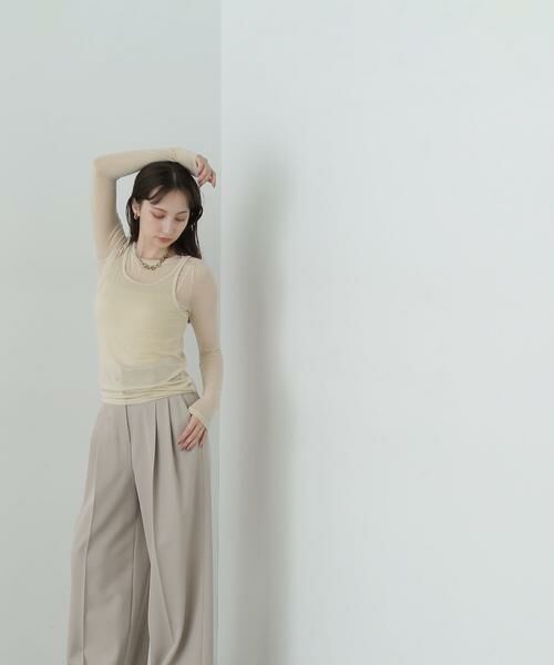 **NATURAL BEAUTY BASIC / ナチュラルビューティーベーシック カットソー | レイヤードデザインカットソー 24AW | 詳細23