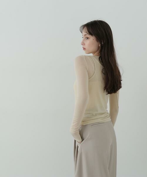 **NATURAL BEAUTY BASIC / ナチュラルビューティーベーシック カットソー | レイヤードデザインカットソー 24AW | 詳細24
