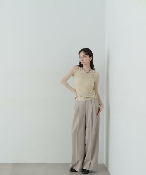 **NATURAL BEAUTY BASIC / ナチュラルビューティーベーシック カットソー | レイヤードデザインカットソー 24AW | 詳細27