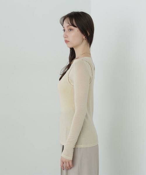 **NATURAL BEAUTY BASIC / ナチュラルビューティーベーシック カットソー | レイヤードデザインカットソー 24AW | 詳細29