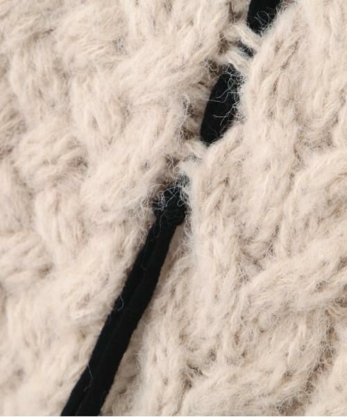 ＊＊NATURAL BEAUTY BASIC / ナチュラルビューティーベーシック ニット・セーター | ステッチケーブルニット　24AW | 詳細24