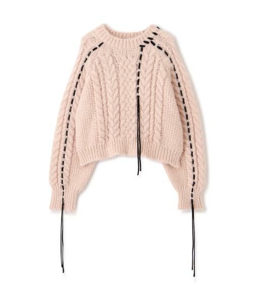 ＊＊NATURAL BEAUTY BASIC / ナチュラルビューティーベーシック ニット・セーター | ステッチケーブルニット　24AW | 詳細25