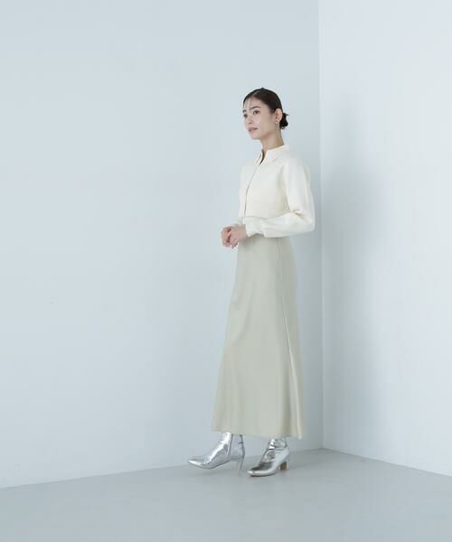 ＊＊NATURAL BEAUTY BASIC / ナチュラルビューティーベーシック カーディガン・ボレロ | 襟付ホックカーデセット | 詳細2