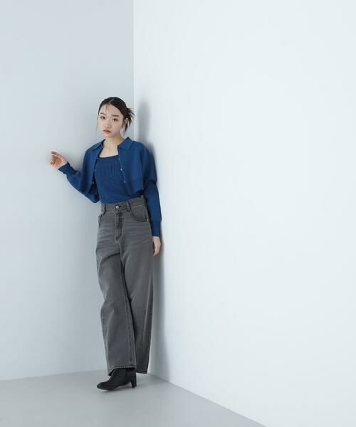 ＊＊NATURAL BEAUTY BASIC / ナチュラルビューティーベーシック カーディガン・ボレロ | 襟付ホックカーデセット | 詳細12