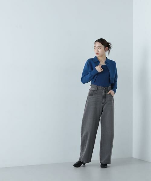 ＊＊NATURAL BEAUTY BASIC / ナチュラルビューティーベーシック カーディガン・ボレロ | 襟付ホックカーデセット | 詳細18