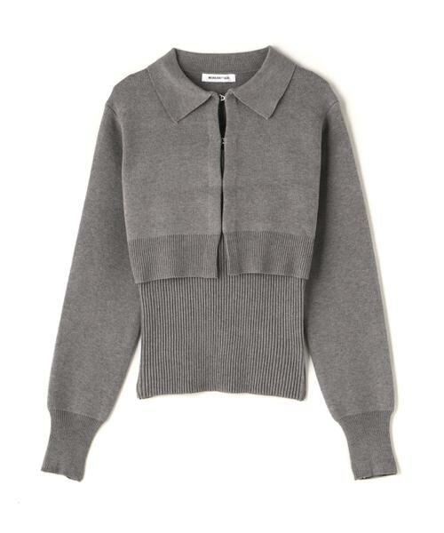 ＊＊NATURAL BEAUTY BASIC / ナチュラルビューティーベーシック カーディガン・ボレロ | 襟付ホックカーデセット | 詳細21