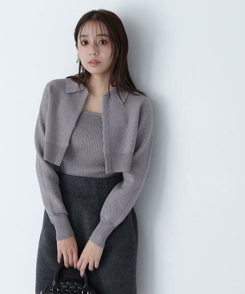 ＊＊NATURAL BEAUTY BASIC / ナチュラルビューティーベーシック カーディガン・ボレロ | 襟付ホックカーデセット | 詳細27