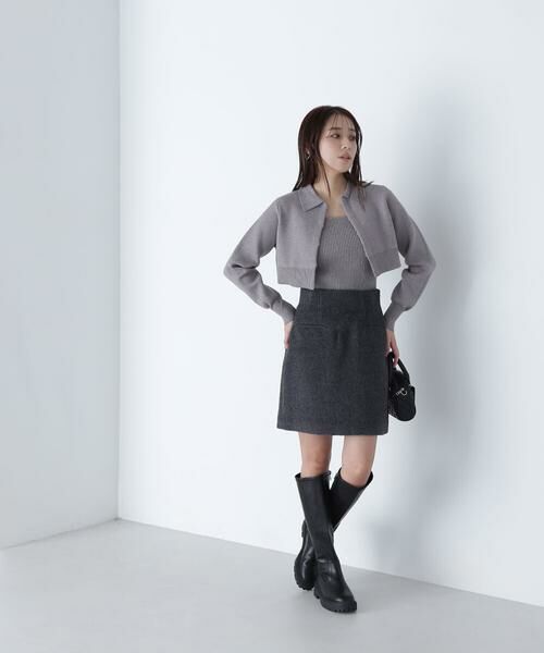 ＊＊NATURAL BEAUTY BASIC / ナチュラルビューティーベーシック カーディガン・ボレロ | 襟付ホックカーデセット | 詳細28