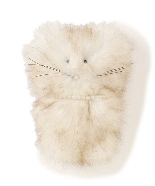 ＊＊NATURAL BEAUTY BASIC / ナチュラルビューティーベーシック 服飾小物 | チンチラキャットチャーム | 詳細1