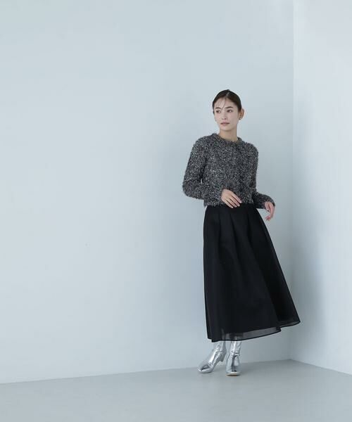 ＊＊NATURAL BEAUTY BASIC / ナチュラルビューティーベーシック スカート | シアーボリュームフレアスカート | 詳細16