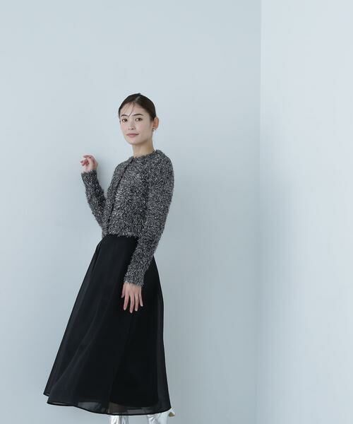 ＊＊NATURAL BEAUTY BASIC / ナチュラルビューティーベーシック スカート | シアーボリュームフレアスカート | 詳細17