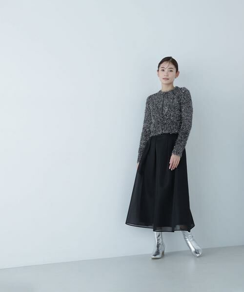 ＊＊NATURAL BEAUTY BASIC / ナチュラルビューティーベーシック スカート | シアーボリュームフレアスカート | 詳細18