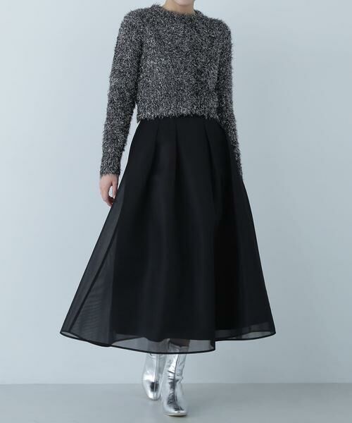 ＊＊NATURAL BEAUTY BASIC / ナチュラルビューティーベーシック スカート | シアーボリュームフレアスカート | 詳細19