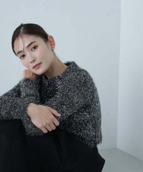 ＊＊NATURAL BEAUTY BASIC / ナチュラルビューティーベーシック カーディガン・ボレロ | ラメニットショートカーディガン | 詳細23