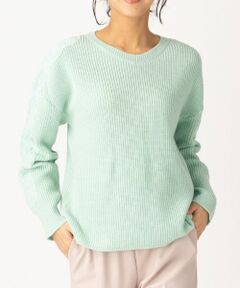 NEMIKA / ネミカ ニット・セーター | チュールレース使いセーター