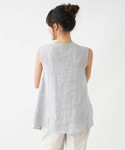 NEMIKA / ネミカ シャツ・ブラウス | ノースリーブブラウス | 詳細12