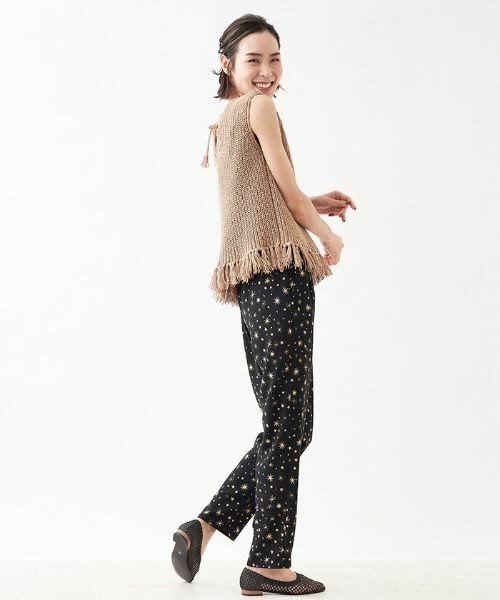 NEMIKA / ネミカ テーラードジャケット | フリンジ付きニットベスト | 詳細9