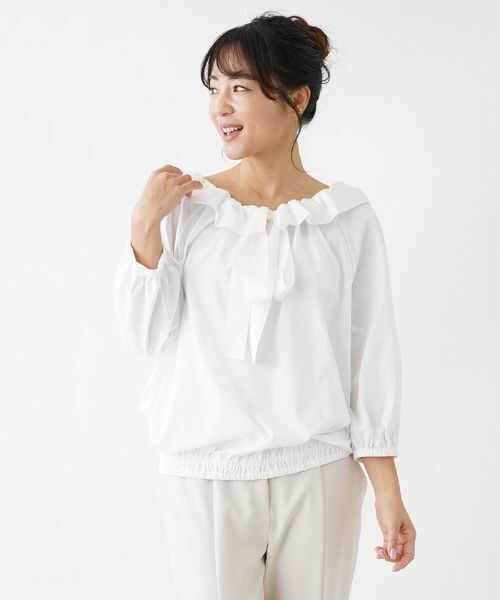 NEMIKA / ネミカ シャツ・ブラウス | 7分袖プルオーバーブラウス | 詳細3