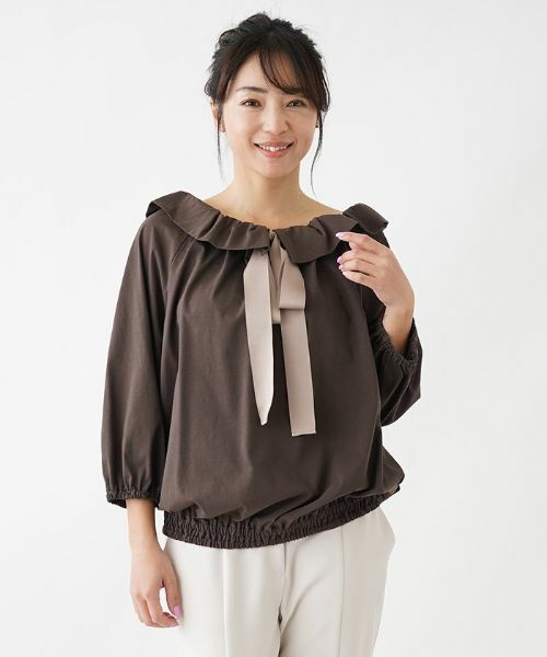 NEMIKA / ネミカ シャツ・ブラウス | 7分袖プルオーバーブラウス | 詳細5