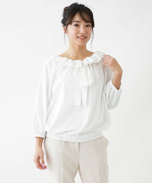 NEMIKA / ネミカ シャツ・ブラウス | 7分袖プルオーバーブラウス | 詳細6