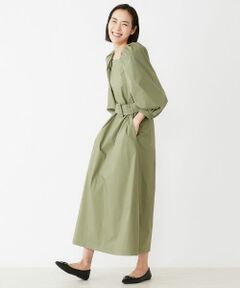 再値下げ☆新品タグ付き☆MaxMara ☆美光沢グリーン ワンピース サイズ42 マックスマーラ MAX MARA レディース ワンピース イエロー
