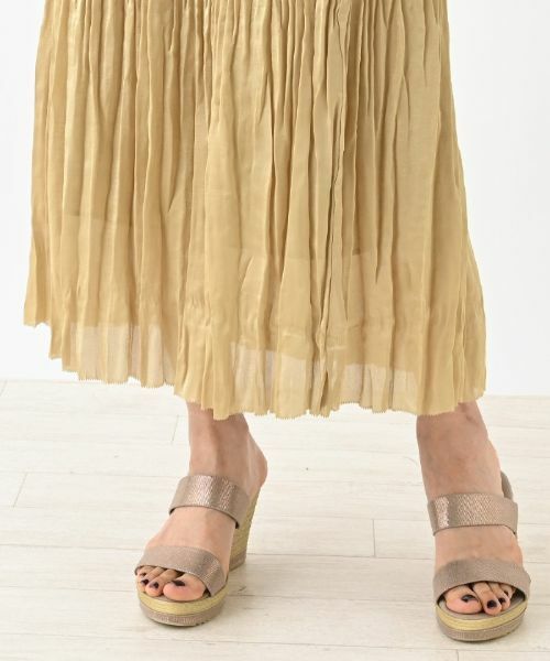 NEMIKA / ネミカ ロング・マキシ丈スカート | ランダムプリーツスカート | 詳細11