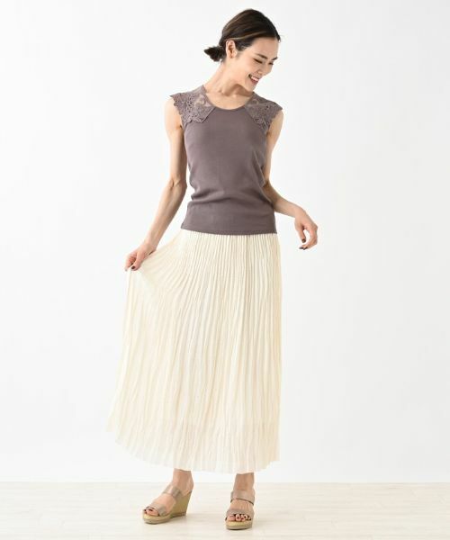 NEMIKA / ネミカ ロング・マキシ丈スカート | ランダムプリーツスカート | 詳細2