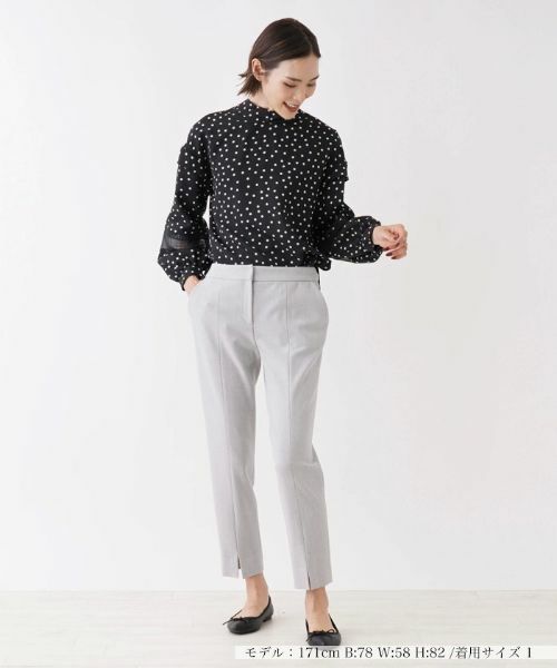 NEMIKA / ネミカ その他パンツ | 裏起毛スリット入りクロップドパンツ【NEMIKA】 | 詳細1