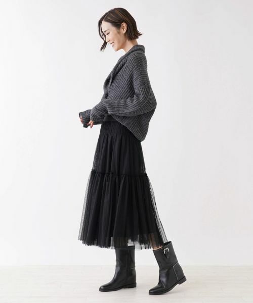 NEMIKA / ネミカ カーディガン・ボレロ | ボレロ風ニットカーディガン【LIVIANA CONTI】 | 詳細13