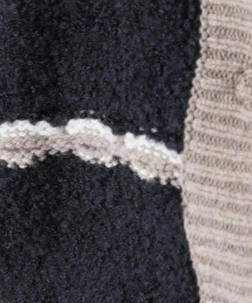 NEMIKA / ネミカ カーディガン・ボレロ | ボーダーVネックニットカーディガン【Kangra】 | 詳細10