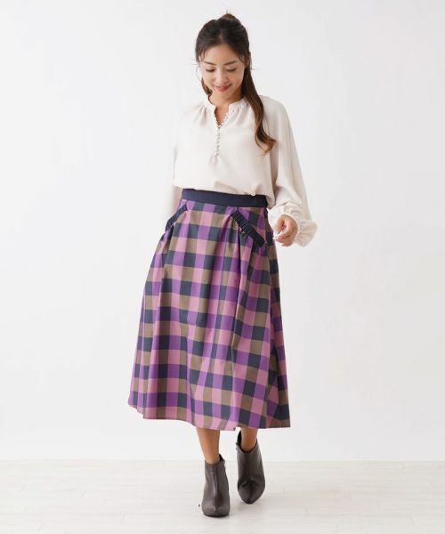 NEMIKA / ネミカ ミニ・ひざ丈スカート | ギンガムチェックスカート【NEMIKA】 | 詳細11
