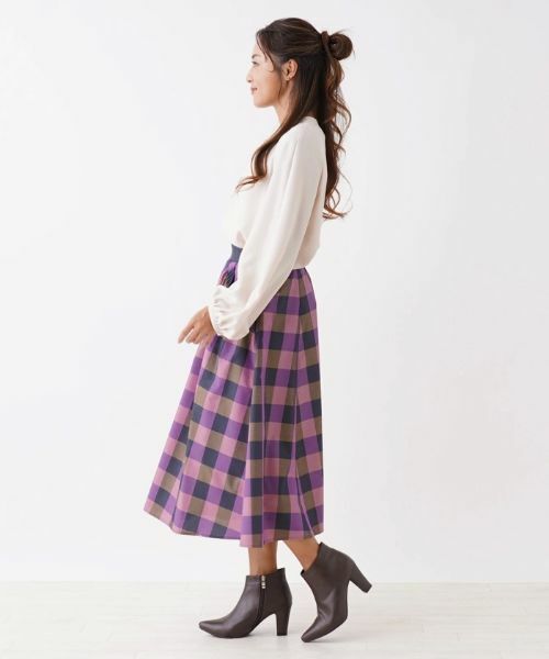 NEMIKA / ネミカ ミニ・ひざ丈スカート | ギンガムチェックスカート【NEMIKA】 | 詳細12