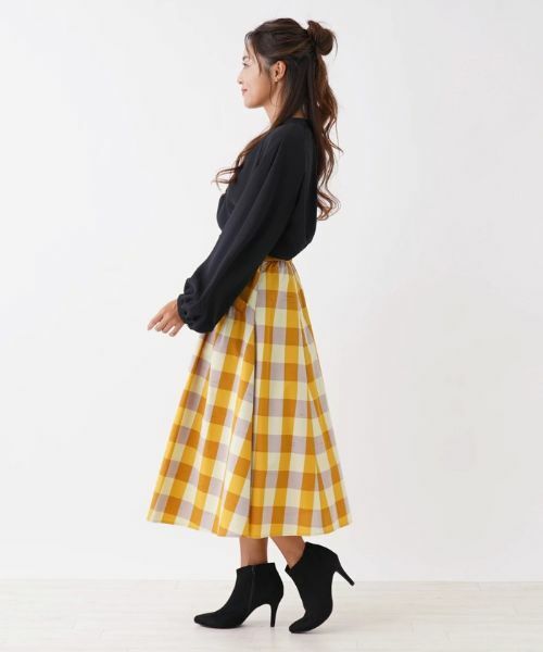 NEMIKA / ネミカ ミニ・ひざ丈スカート | ギンガムチェックスカート【NEMIKA】 | 詳細2
