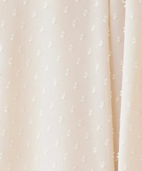 NEMIKA / ネミカ シャツ・ブラウス | ドット風フリルキーネックブラウス【NEMIKA】 | 詳細13