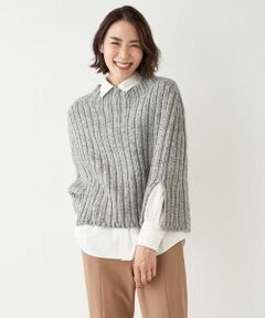 NEMIKA / ネミカ その他小物 | リブ編みニットケープ【NEMIKA】