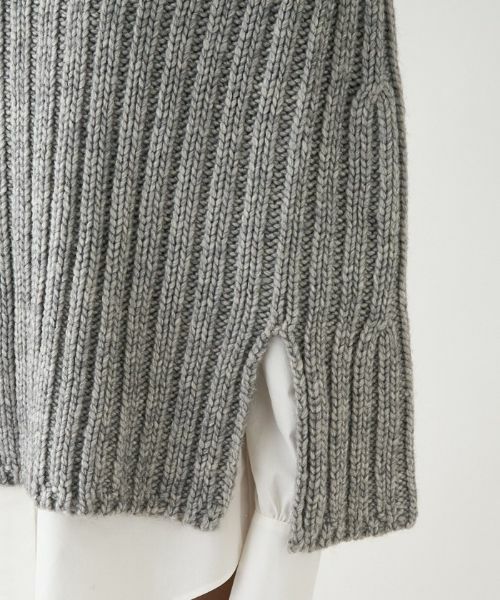 NEMIKA / ネミカ その他小物 | リブ編みニットケープ【NEMIKA】 | 詳細12