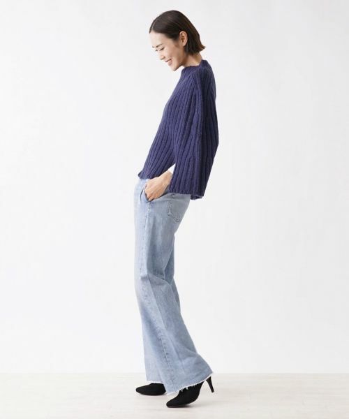 NEMIKA / ネミカ その他小物 | リブ編みニットケープ【NEMIKA】 | 詳細2