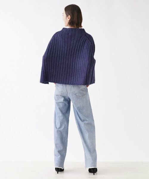 NEMIKA / ネミカ その他小物 | リブ編みニットケープ【NEMIKA】 | 詳細3