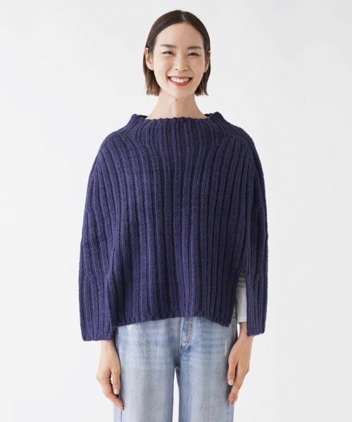 NEMIKA / ネミカ その他小物 | リブ編みニットケープ【NEMIKA】 | 詳細4