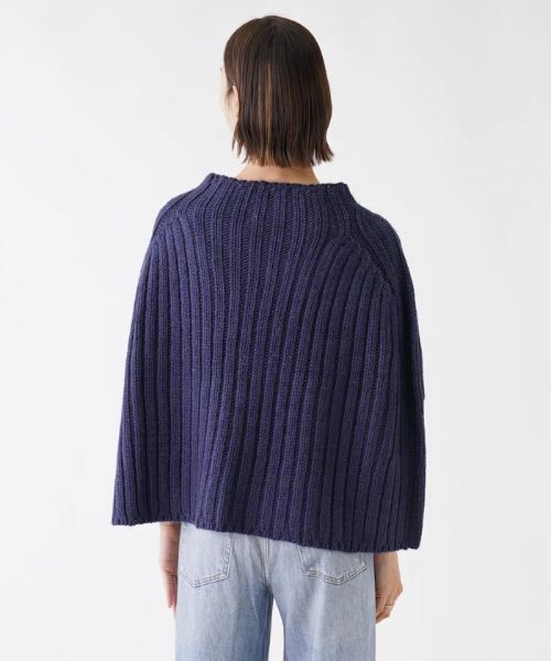 NEMIKA / ネミカ その他小物 | リブ編みニットケープ【NEMIKA】 | 詳細6