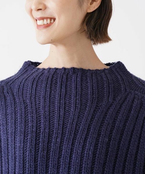 NEMIKA / ネミカ その他小物 | リブ編みニットケープ【NEMIKA】 | 詳細7