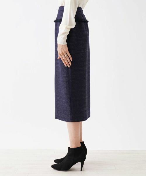 NEMIKA / ネミカ ミニ・ひざ丈スカート | 【セットアップ対応】ラメツイードタイトスカート【NEMIKA】 | 詳細6