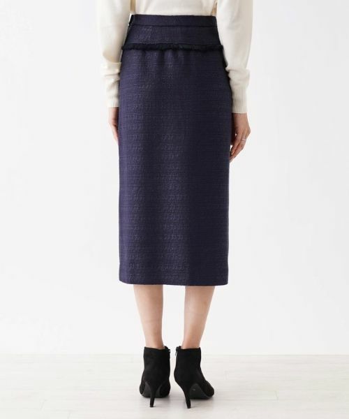 NEMIKA / ネミカ ミニ・ひざ丈スカート | 【セットアップ対応】ラメツイードタイトスカート【NEMIKA】 | 詳細7
