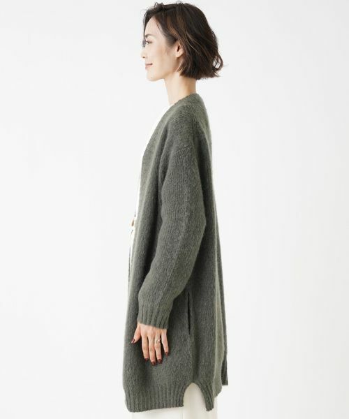 NEMIKA / ネミカ カーディガン・ボレロ | モヘヤ混カーディガン【NEMIKA】 | 詳細11