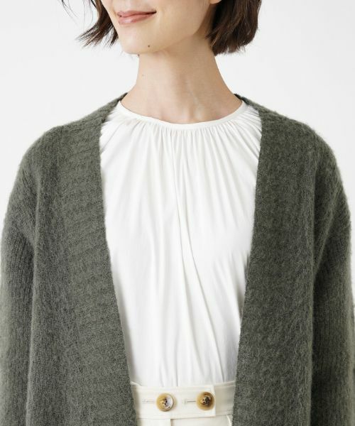 NEMIKA / ネミカ カーディガン・ボレロ | モヘヤ混カーディガン【NEMIKA】 | 詳細12