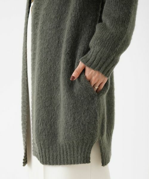 NEMIKA / ネミカ カーディガン・ボレロ | モヘヤ混カーディガン【NEMIKA】 | 詳細15